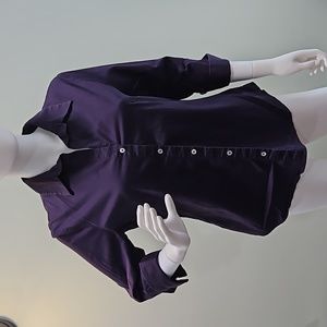 Banana Republic Purple Button-down